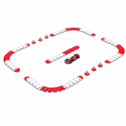 Maisto CIRCUIT FORMULE 1 RADIOCOMMANDE 2,4 Ghz avec accessoires de piste - Ferrari 2024 - Vue supplémentaire 4