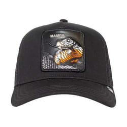 Casquette Trucker Serpent Black Mamba - Goorin Bros - Taille Unique - Noir