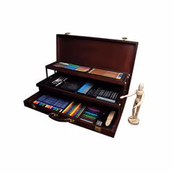 Royal & Langnickel RSET-ART8100, Crayon à la mine de graphite, Multicolore, Etui en bois, 1 pièce(s)