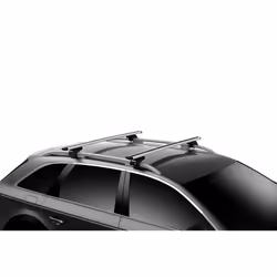 Thule Raised Rail Evo, Noir, 100 kg, WingBar Evo, WingBar, WingBar Edge, SlideBar, SquareBar Evo, ProBar Evo