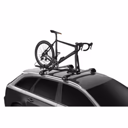 Thule TopRide, Support de bicyclette, Montage sur toit, Noir