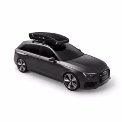Thule Vectros Vector M, 360 L, Montage sur toit, Noir, Métallique