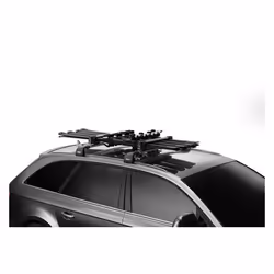Thule 7326B toit et porte-bagage de toit de véhicule Support pour matériel de sports d'hiver Noir, Argent