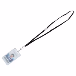ADVANTUS 75404 Accessoire de porte-badge Porte-badge avec cordon Noir 24 pièce(s)