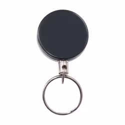 ADVANTUS 75545, Porte-badge avec enrouleur, Noir, Acier inoxydable, 6 pièce(s), Métal