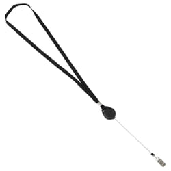 ADVANTUS 75549 Accessoire de porte-badge Porte-badge avec cordon Noir 12 pièce(s)