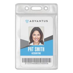 ADVANTUS 75684 badge et porte-badges Porte-badge Vinyl 50 pièce(s)