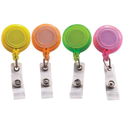 ADVANTUS 91161 Accessoire de porte-badge Porte-badge avec clip Multicolore 20 pièce(s)