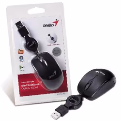 Genius Computer Technology Micro Traveler USB souris USB Type-A Optique 1200 DPI