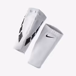 Nike Guard Lock Elite, Jambière de sport, Adulte, Mâle, Longueur totale, XS, SML
