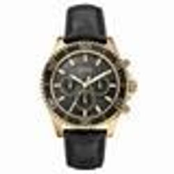 Montre - Guess - W0171G3 - Acier inoxydable - Chronographe - Cuir crocodile noir