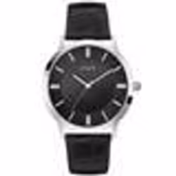 Montre homme - Guess - Escrow - Cuir noir - Étanche 3 ATM - Affichage analogique