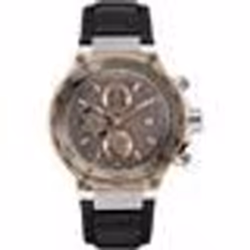 Montre homme - Guess - GC Bold - Chronographe - Cuir noir - 44mm
