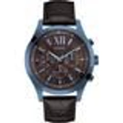 Montre homme - GUESS - ELEVATION W0789G2 - Quartz - Cuir - Chronographe