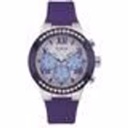 Montre Femme - Guess - W0772L5 - Quartz - 39 mm - Argenté - Silicone