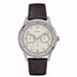 Montre - Guess - W0863G1 - Cuir Marron - Quartz - Résistante à leau 3 bar