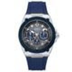 Montre - Guess - W1049G1 - Silicone bleu - Dateur - 45 mm