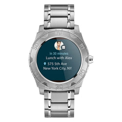 GUESS Ace Mens Touch AMOLED 44 mm Numérique 390 x 390 pixels Écran tactile Argent