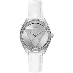 Montre Femme - Guess - Tri Glitz W0884L2 - Acier inoxydable - Cuir - Quartz