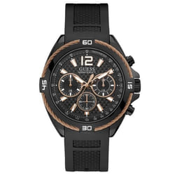 Montre - GUESS - W1168G3 - 36mm - Caoutchouc Noir - Quartz Analogique