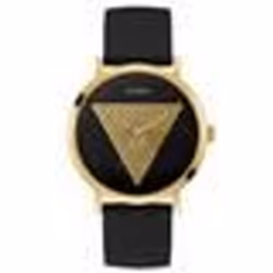 Montre - GUESS - W1161G1 - Silicone Noir - Boîtier Rond 44 mm - Analogique