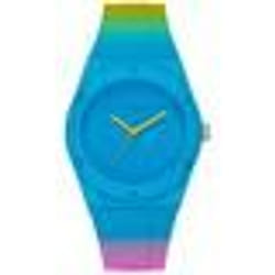 Montre - Guess - Retro Pop W0979L28 - Silicone - Bleu - Multicolore