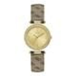 Montre Femme - GUESS - W1230L2 - Cuir Marron - Résistante à leau 3 ATM - Style Tendance