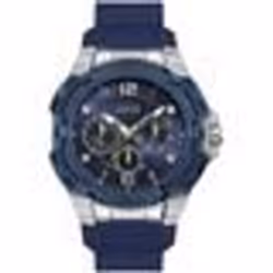 Guess Genesis Montre Homme Analogique Quartz avec Bracelet Silicone W1254G1 5775