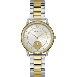 GUESS W1290L1 montre Montre bracelet Femelle Quartz Or, Acier inoxydable