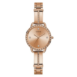 GUESS GW0022L3 montre Montre bracelet Femelle Quartz Or rose