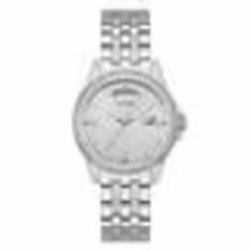 Montre Femme - GUESS - GW0254L1 - Acier - Étanche 30m - Cadran Argenté avec Strass