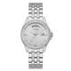 Montre Femme - GUESS - GW0254L1 - Acier - Étanche 30m - Cadran Argenté avec Strass