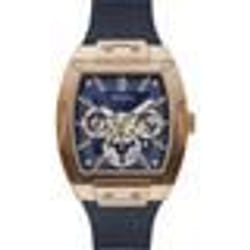 Montre - Guess - Phoenix GW0202G4 - Quartz - Acier inoxydable - Bracelet en silicone bleu