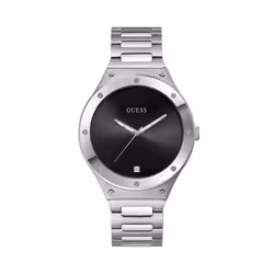 Guess Montre Homme GW0427G1 Noir Argenté