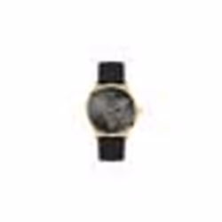 Montre Femme - Guess - Idol - Acier Doré - Silicone Noir - Étanchéité 30m