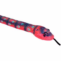 Wild Republic Red - Green, Serpent en peluche