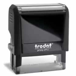 Trodat 4912, Auto-encreur, Tampon professionnel, 47 x 18 mm, Noir