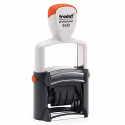 Trodat 5430DL, Noir, Rouge, Blanc