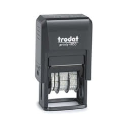 Trodat 76649 tampon professionnel Auto-encreur Tampon texte/date Caoutchouc