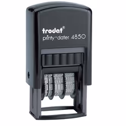 Trodat 4850/L2, Traditionnel, Tampon date, Noir