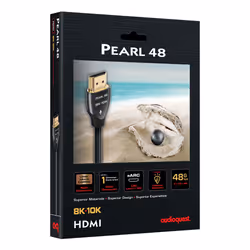 AudioQuest Pearl 48 câble HDMI 5 m HDMI Type A (Standard) 3 x HDMI Type A (Standard) Noir