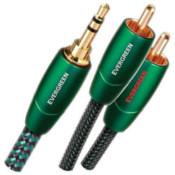 AudioQuest 1m Evergreen 3.5mm - 2xRCA câble audio 3,5mm Noir
