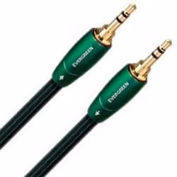 AudioQuest 2m Evergreen 3.5mm, 3,5mm, Mâle, 3,5mm, Mâle, 2 m, Noir