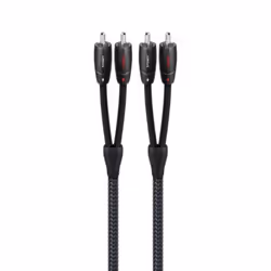 AudioQuest 1m Sydney RCA, 2 x RCA, Mâle, 2 x RCA, Mâle, 1 m, Noir