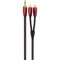 AudioQuest 8m Golden Gate 3.5mm - 2xRCA câble audio 3,5mm Noir