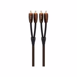 AudioQuest 1.5m Big Sur RCA, 2 x RCA, Mâle, 2 x RCA, Mâle, 1,5 m, Noir