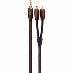 AudioQuest 1m Big Sur 3.5mm - 2xRCA, 3,5mm, Mâle, 2 x RCA, Mâle, 1 m, Noir