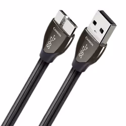 AudioQuest 1.5m Carbon Micro-USB 3.0, 1,5 m, USB A, Micro-USB B, USB 3.2 Gen 1 (3.1 Gen 1), Mâle/Mâle, Noir