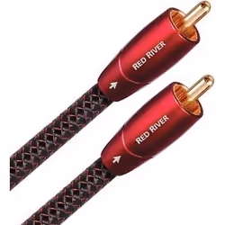 AudioQuest 0.5m Red River RCA, RCA, Mâle, RCA, Mâle, 0,5 m, Noir