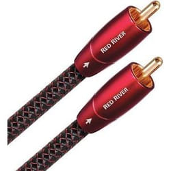 AudioQuest 0.5m Red River RCA câble audio 0,5 m Noir